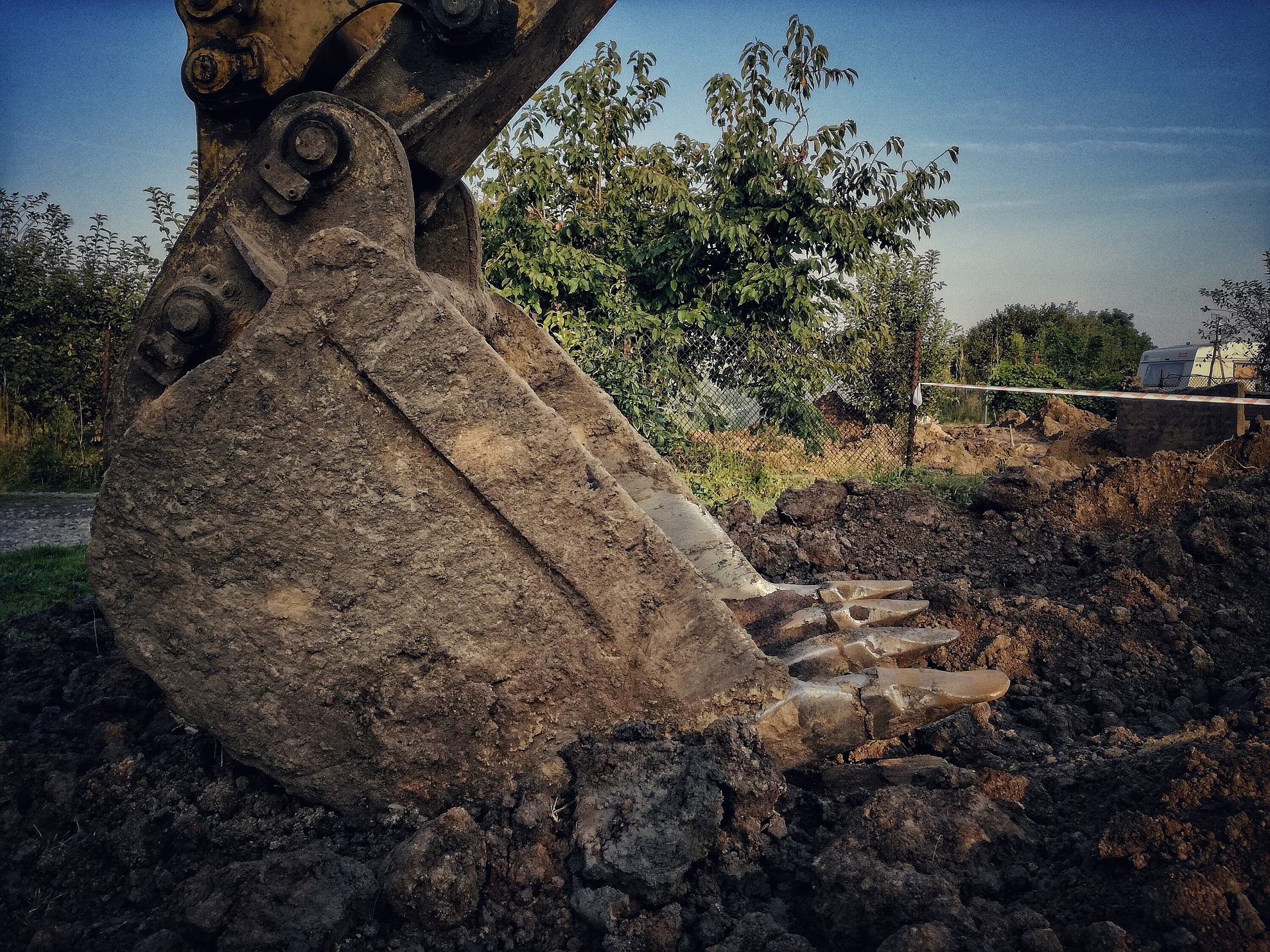 Graven, werken in de grond-, weg- en waterbouw